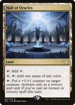 Foil Hall of Oracles - Strixhaven: School of Mages Promos | MTG Card - Image 1
