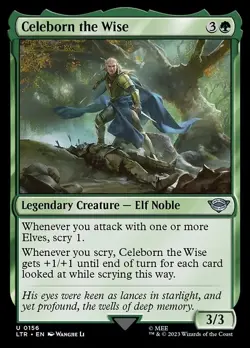 Foil Celeborn the Wise - The Lord of the Rings: Tales of Middle-earth | MTG Card - Image 1