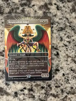 Resplendent Angel 0334 Borderless Lost Caverns Of Ixalan LCI MTG NM - Image 1