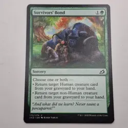 MTG: Survivor's Bond 172/274 - Ikoria Lair of Behemoths 2020 Green Common - Image 1