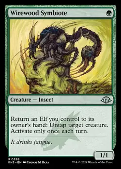Foil Wirewood Symbiote - Modern Horizons 3 | MTG Card - Image 1