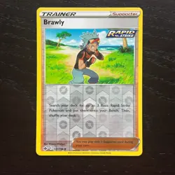 Brawly 131/198 Pokemon Chilling Reign Sword & Shield Reverse Holo Uncommon NM - Image 1