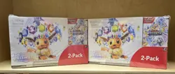 Pokemon TCG Prismatic Evolutions ETB Booster Bundle Costco 2-Pack Sealed X2 - Image 1