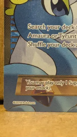 Pokemon Fossil Researcher Supporter 110/111 Full Art Holo XY Furious Fists LP-NM - Image 5