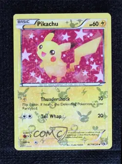 Pikachu Pokemon Black & White Legendary Treasures Radiant Collection #RC7 - Image 1