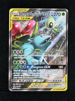 Celebi & Venusaur GX Pokemon Sun & Moon Black Star Promo #SM167 - Image 1