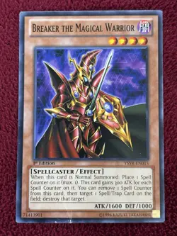 Breaker the Magical Warrior YSYR-EN015 - 1st Edition YUGIOH - Image 1