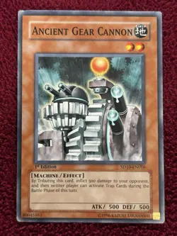 Ancient Gear Cannon - SD10-EN016 - 1st Edition - YuGiOh - Image 1