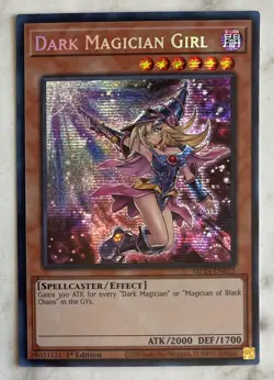 Yugioh! Dark Magician Girl MP24-EN053 Secret Rare Quarter Century 1st Edition - Image 1