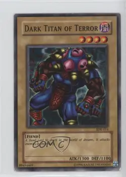 Dark Titan of Terror Unlimited YuGiOh Starter Deck Kaiba #SDK-014 2002 READ - Image 1
