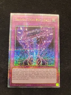 Transaction Rollback RA04-EN105 Yugioh Quarter Century Secret Rare - Image 1