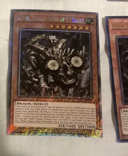 Redox, Dragon Ruler of Boulders RA03 EN08 Quarter Century SR x2, + 2 More Yugioh - Image 3