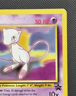 Mew # 8 Black Star Promo Non Holo WotC 1999 Vintage Pokemon TCG Card - Image 5