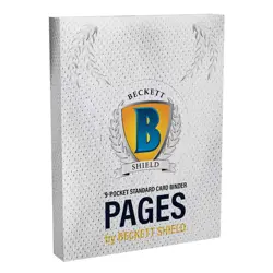 Card Sleeve Binder Clear Silver 9 Pocket Pages 100 Pages Standard Size Cards ... - Image 1