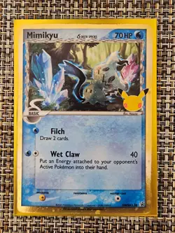 Mimikyu (Delta Species) SWSH136 25th Anniversary Celebrations Promo Card NM/LP - Image 1
