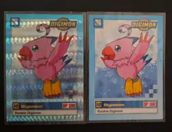 Digimon Bandai 1999 Biyomon #10 (13/34) Holo & Non-Holo Lot - Vintage Anime Card - Image 1