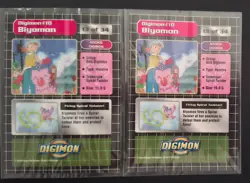 Digimon Bandai 1999 Biyomon #10 (13/34) Holo & Non-Holo Lot - Vintage Anime Card - Image 2
