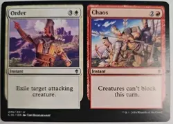 MTG Magic The Gathering Card Order White Chaos Red Instant C16 Commander 2016 - Image 1