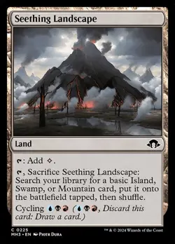 Foil Seething Landscape - Modern Horizons 3 | MTG Card - Image 1