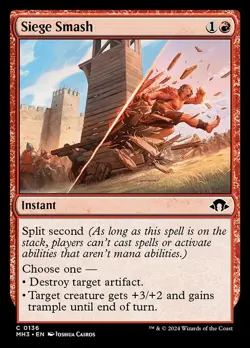 Foil Siege Smash - Modern Horizons 3 | MTG Card - Image 1