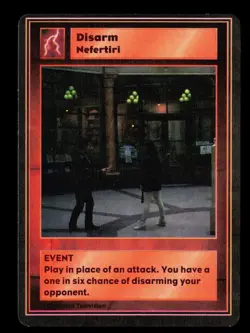 Disarm Nefertiri Highlander: The Card Game Trading Card CCG - Image 1