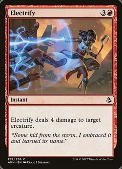 Foil Electrify - Amonkhet | MTG Card - Image 1