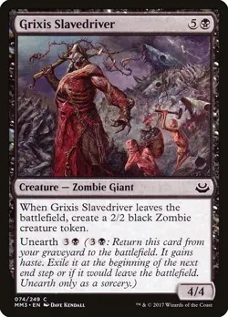 Foil Grixis Slavedriver - Modern Masters 2017 | MTG Card - Image 1