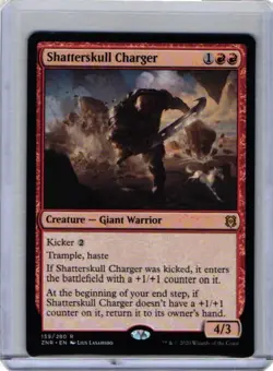 ZNR SHATTERSKULL CHARGER 1x Rare Magic Zendikar Rising MTG NM - Image 1