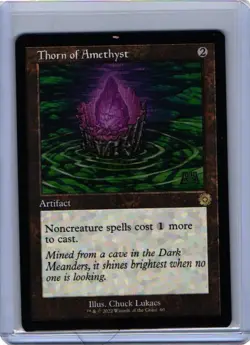 Thorn of Amethyst - RETRO FRAME - The Brothers' War - Magic the Gathering MTG - Image 1