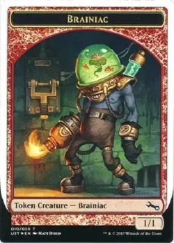 Brainiac Token FOIL Unstable MTG - Image 1