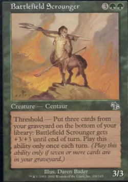 Battlefield Scrounger -Foil Medium Play MTG Judgment - Image 1