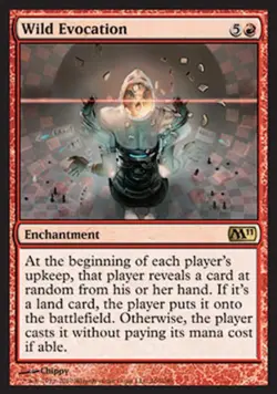 Wild Evocation - Medium Play MTG Magic 2011 Core Set - Image 1