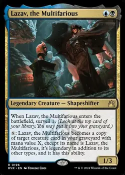 Foil Lazav, the Multifarious - Ravnica Remastered | MTG Card - Image 1