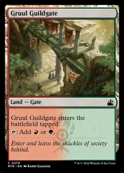 Foil Gruul Guildgate - Ravnica Remastered | MTG Card - Image 1