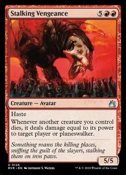 Foil Stalking Vengeance - Ravnica Remastered | MTG Card - Image 1