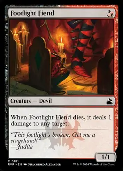 Foil Footlight Fiend - Ravnica Remastered | MTG Card - Image 1