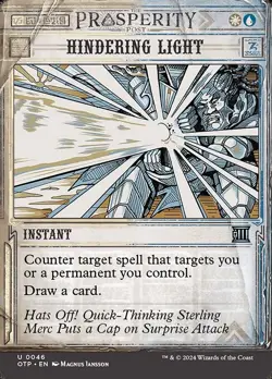 Foil Hindering Light - Breaking News | MTG Card - Image 1