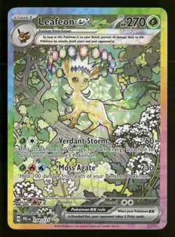 2025 Pokemon Prismatic Evolutions 144/131 Leafeon ex SIR - Image 1