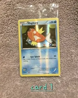 2 Magikarp pokemon trading cards game toys r us exclusive packaged holographic - Image 1