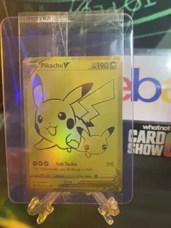 Pokemon Celebrations Pikachu V & PokeBall Gold Promos SWSH145 & SWSH146 - Sealed - Image 3