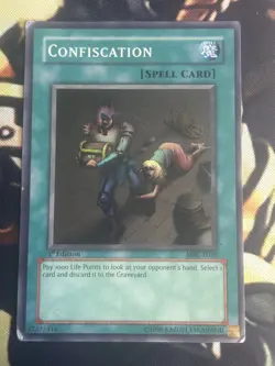 Yugioh: Confiscation - MRL-E038 - Super Rare - 1st Edition - HP - Image 1