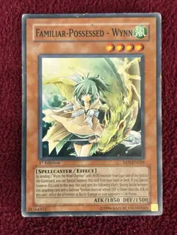YuGiOh TCG Familiar Possessed Wynn EEN EN029 Trading Card Game - Image 1