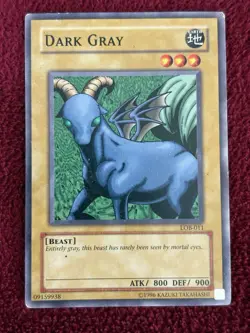 Dark Gray - LOB-011 - Common - Unlimited Edition YuGiOh! Legend of Blue Eyes - Image 1
