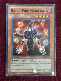 Yugioh! HP Rapid-Fire Magician - SD6-EN016 - Common - 1st Edition - Image 1