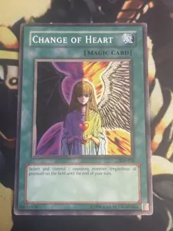 Yugioh: Change Of Heart **Original Iconic Card** SDY-032/SDP/SDJ LP - Image 1
