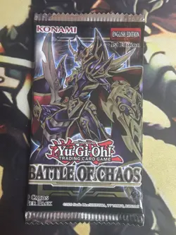 Yugioh: Battle Of Chaos - Sealed 1st Edition 9 Card Booster Pack - Sealed US - Image 1