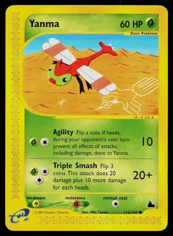 Pokemon Card - Yanma Skyridge 116/144 Common - Image 1