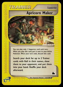 Pokemon Card - Apricorn Maker Skyridge 121/144 - Image 1