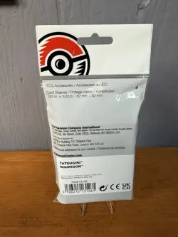Sealed Pokemon Center Exclusive TCG: Tatsugiri Card Sleeves (65 Sleeves) - Image 3