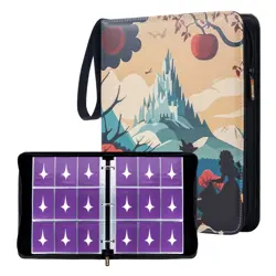 Trading Card Binder, 9 Pocket Sleeves Compatible with 900 Lorcana Cards, fits... - Image 1